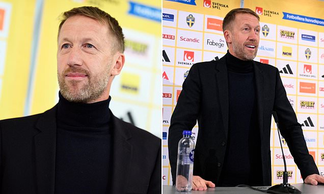 Potter wows football fans as he speaks fluent Swedish at unveiling