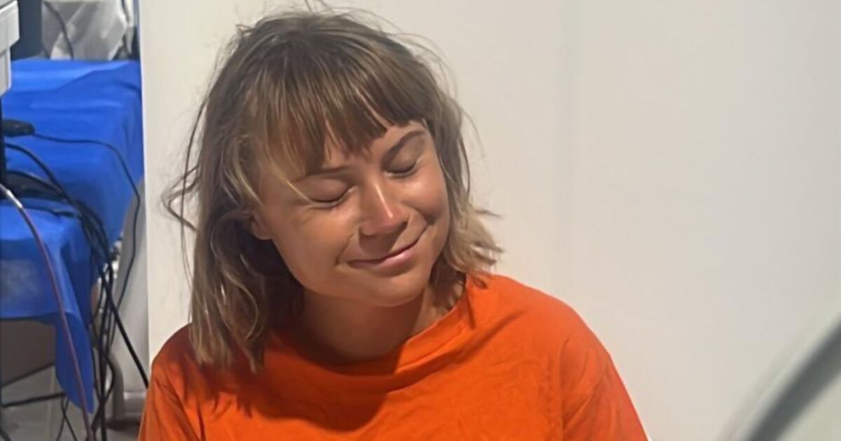 'Hungry' Greta Thunberg says she's being held in bug-infested cell