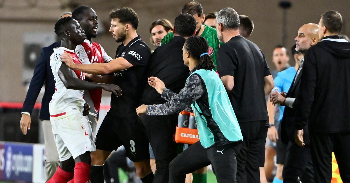 Erling Haaland slams 'not good enough' Man City as two red cards shown in Monaco chaos - Daily Star