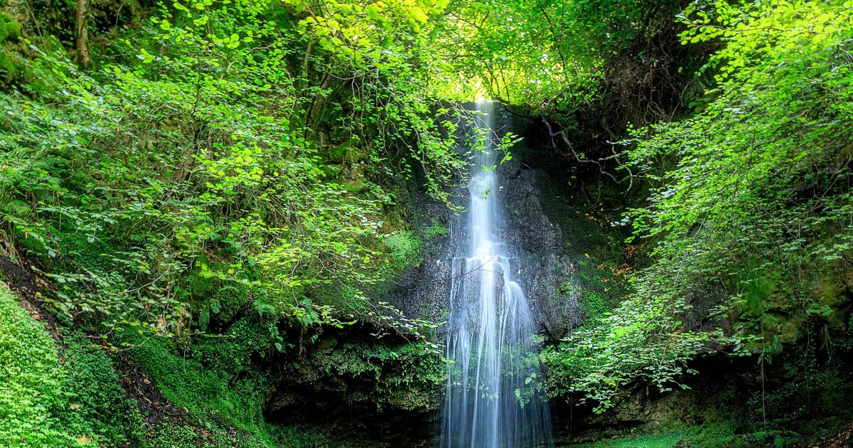 'Haunted' UK waterfall is hidden gem that comes alive in autumn