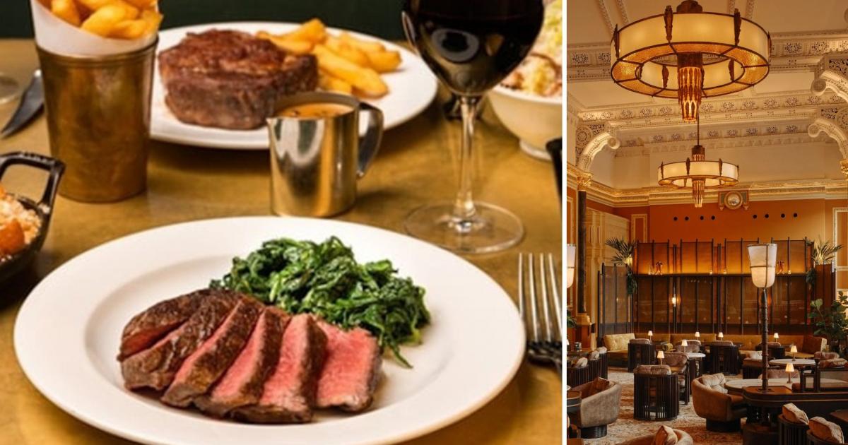 Upmarket steak restaurant moves into one of London's most beautiful dining rooms