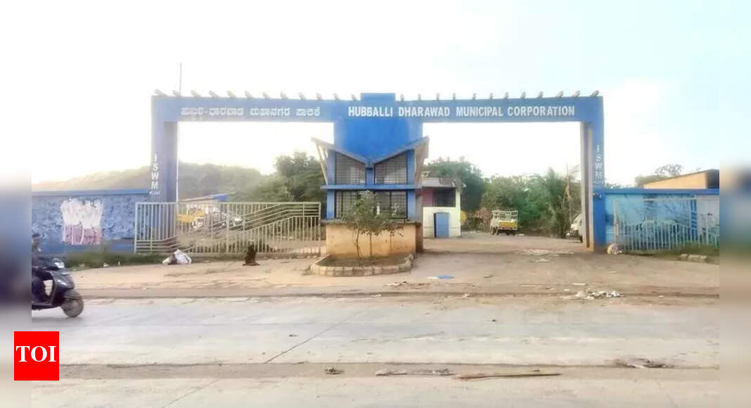 HDMC is turning old dump yard into mini forest | Hubballi News - The Times of India
