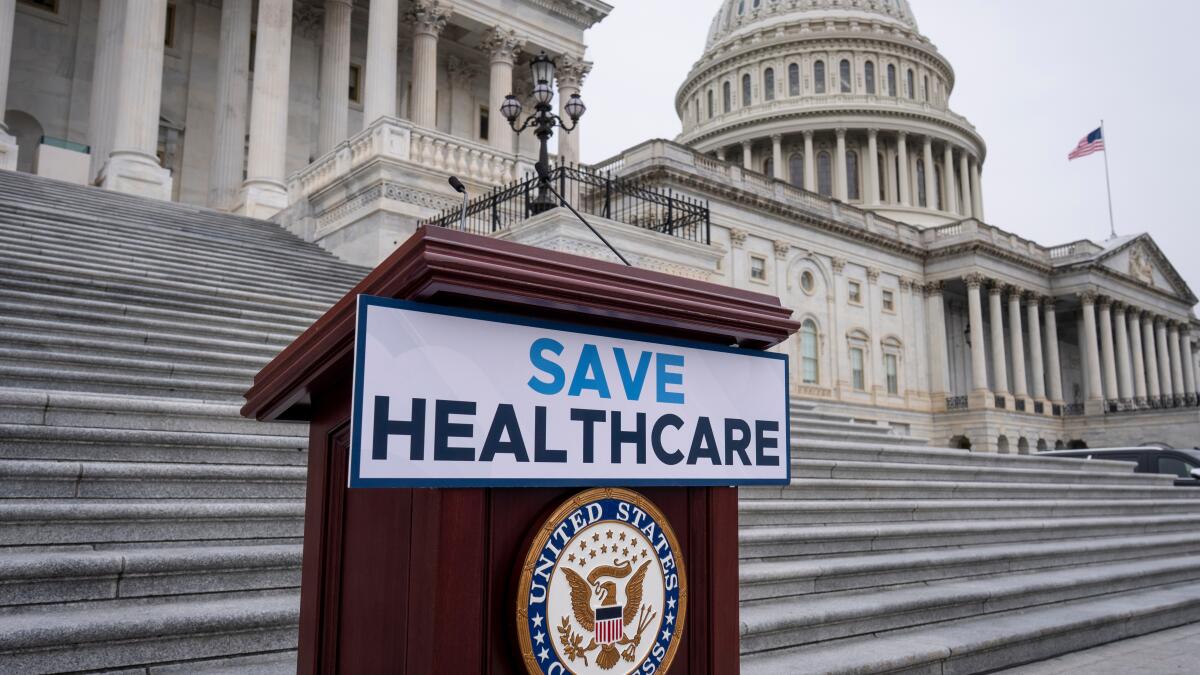 Health care compromise appears far off as the government shutdown stalemate persists