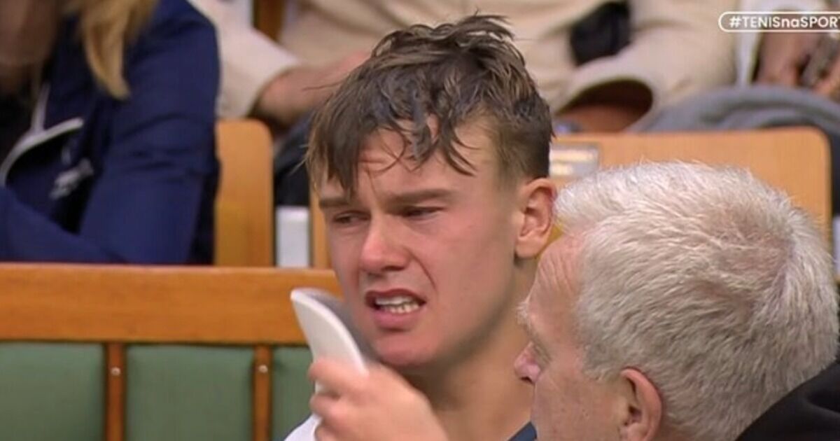 Holger Rune bursts into tears on court and tells physio 'I heard my ankle pop'