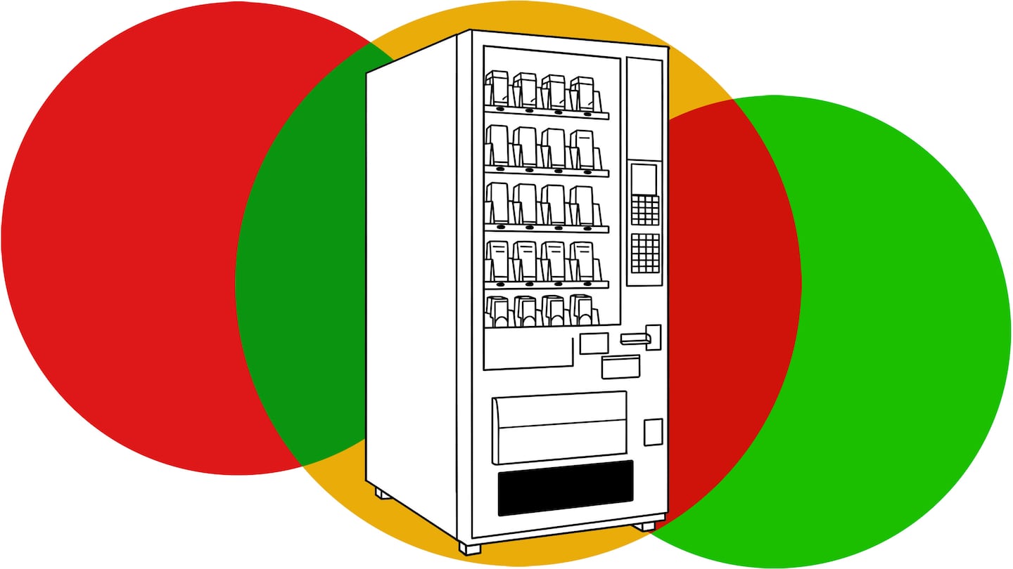 When the hospital vending machine gives green lights for candy and chips - The Boston Globe