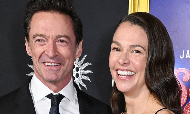 Hugh Jackman and Sutton Foster make red carpet debut as a couple