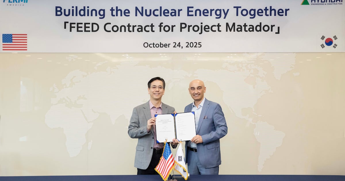 Hyundai Engineering & Construction Signs Texas Nuclear Reactor Contract