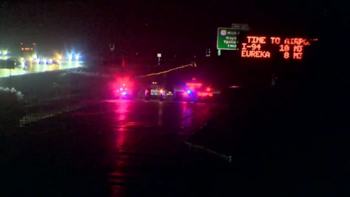 Crash shuts down SB I-275 in Canton Township after pedestrian is hit, killed while walking into traffic