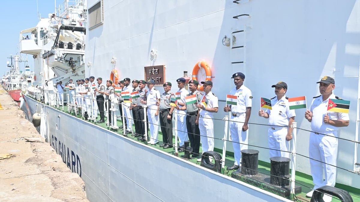 Indian Coast Guard Ship Sachet Visit to Maputo, Mozambique