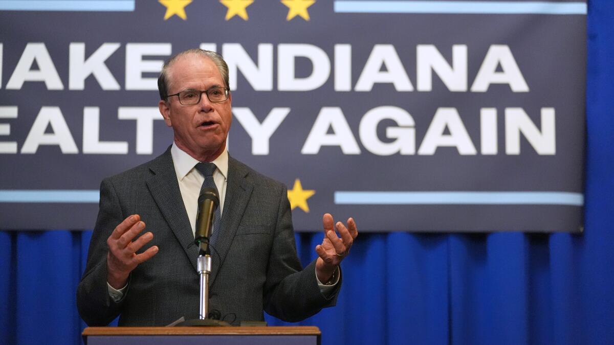 Indiana Gov. Mike Braun calls a special session to redraw the state's congressional boundaries