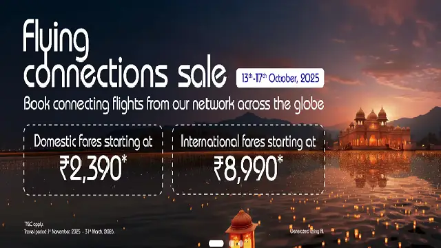 IndiGo launches 'Flying Connections Sale' with international fares starting from Rs 8990, check details