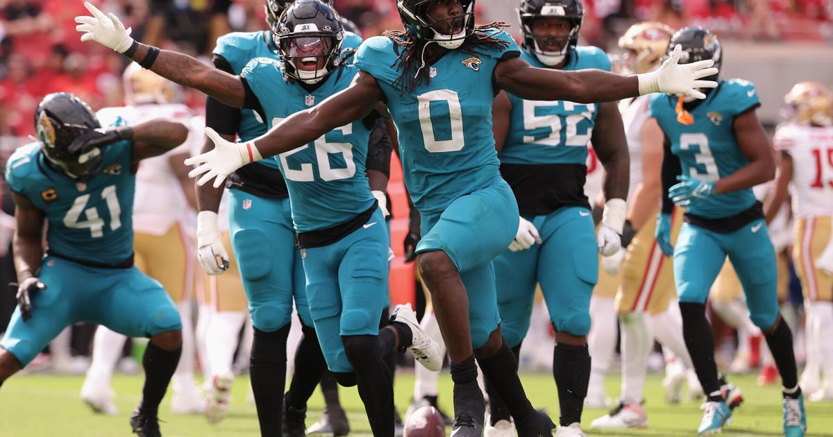 Jaguars LB Devin Lloyd won't travel to London to face the Rams because of a calf injury