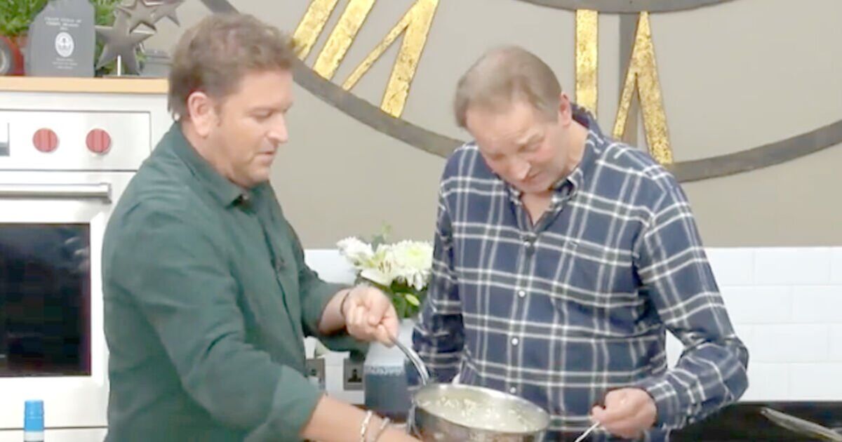 James Martin told to 'shut up' by guest during cooking segment