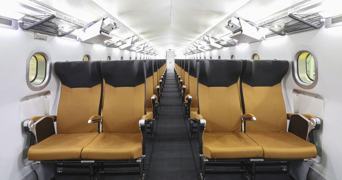 Japan's new high-speed maglev trains to have non-reclining seats