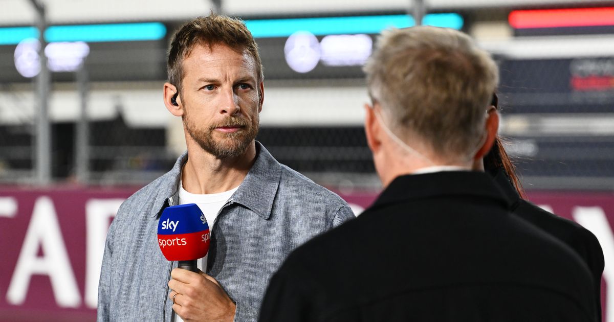 Jenson Button caught out in awkward Sky Sports moment after Danica Patrick comment - The Mirror