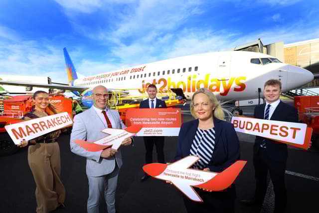 Jet2 celebrates connecting the North East to Marrakech and Budapest with brand-new flights