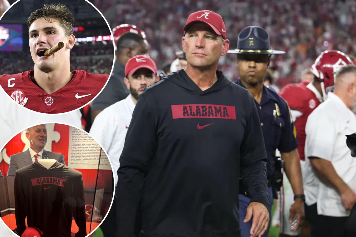 The legend of Kalen DeBoer's 'Black Hoodie of Death' grows after...