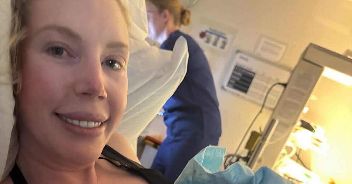 Katherine Ryan shares first look at newborn baby after giving birth a week ago - The Mirror