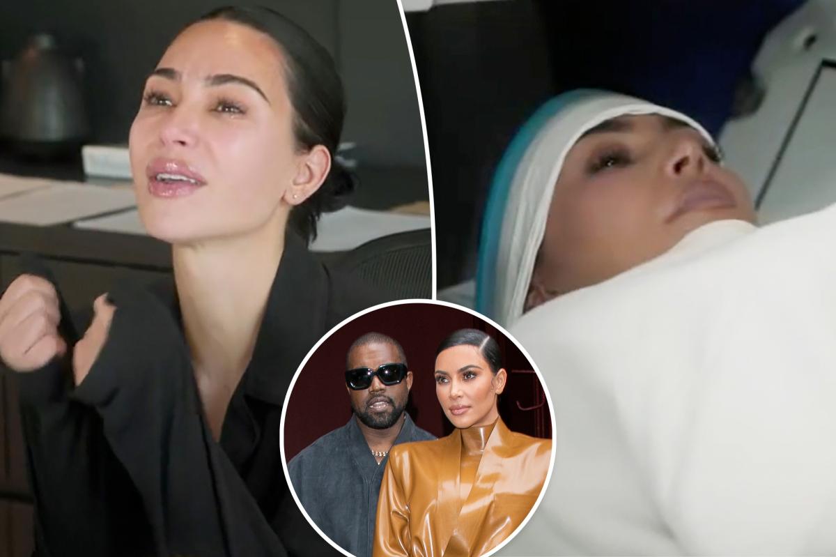 Tearful Kim Kardashian reveals brain aneurysm diagnosis  --  and...