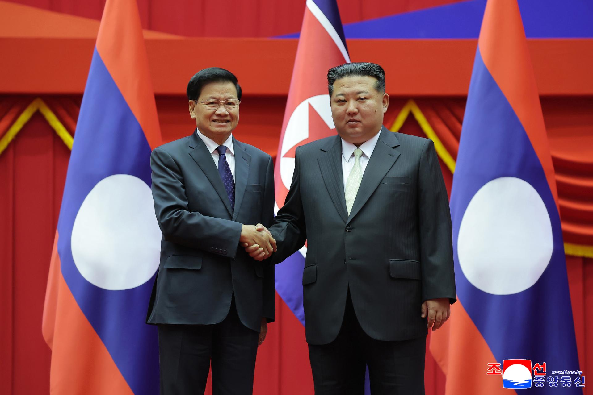 N. Korea's Kim tells Lao president bilateral friendship will further advance - The Korea Times