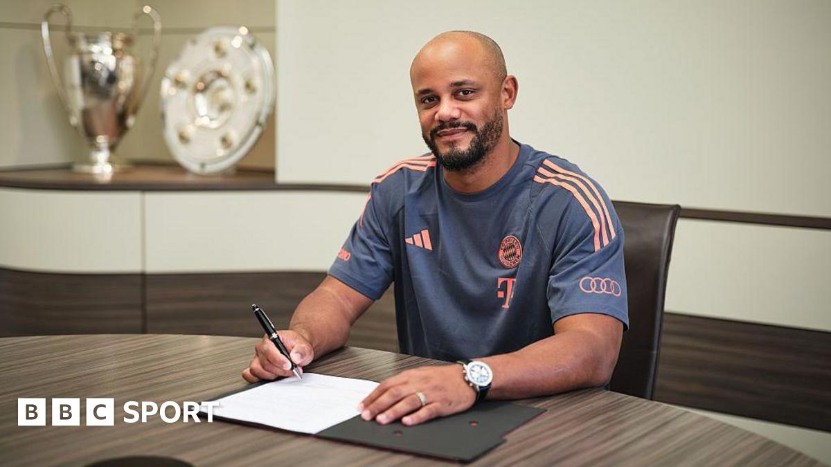 Vincent Kompany signs new Bayern Munich contract running until 2029