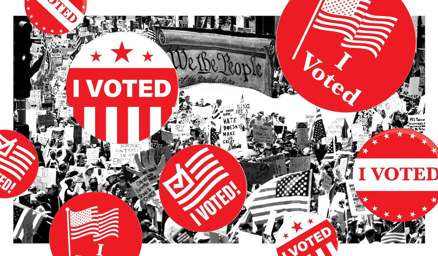 The left knows how to have huge protests. The right knows how to win elections. - The Boston Globe