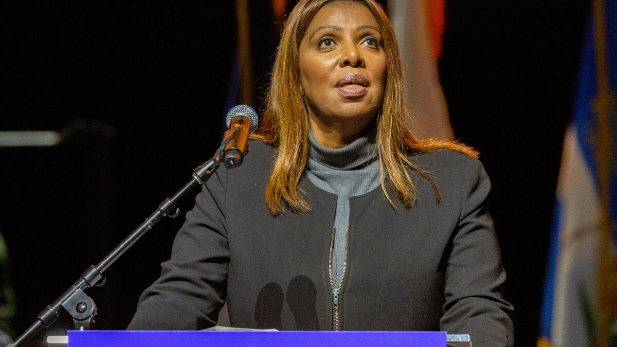 New York Atty. Gen. Letitia James will make her first court appearance in mortgage fraud case