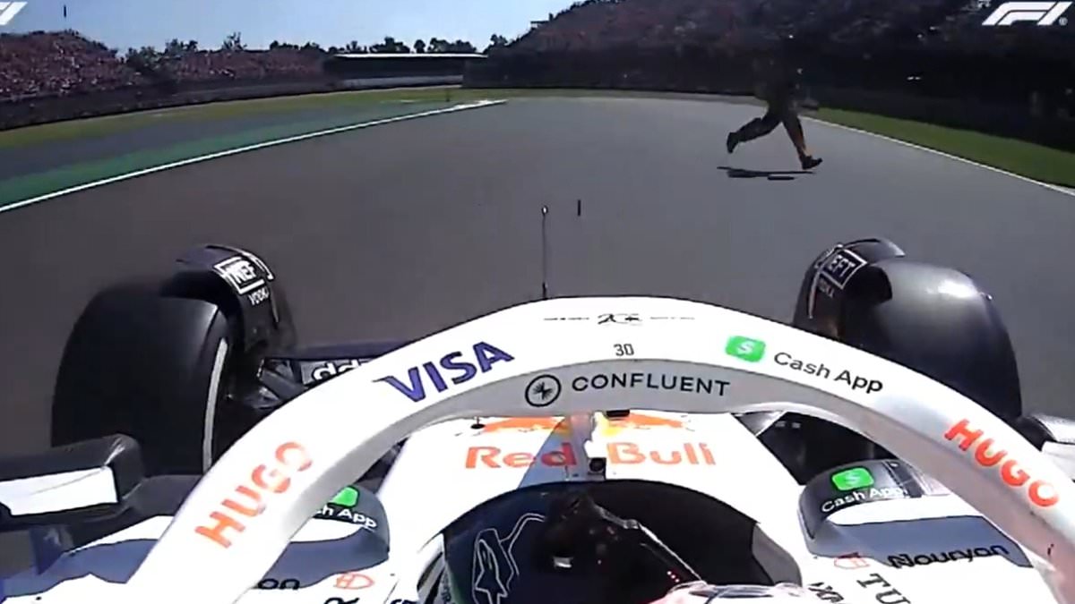 Shocking moment Liam Lawson narrowly avoids RUNNING OVER a marshal