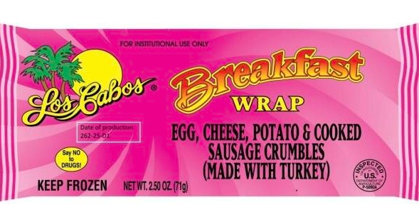 Listeria recall of food included in federal school breakfast and lunch programs