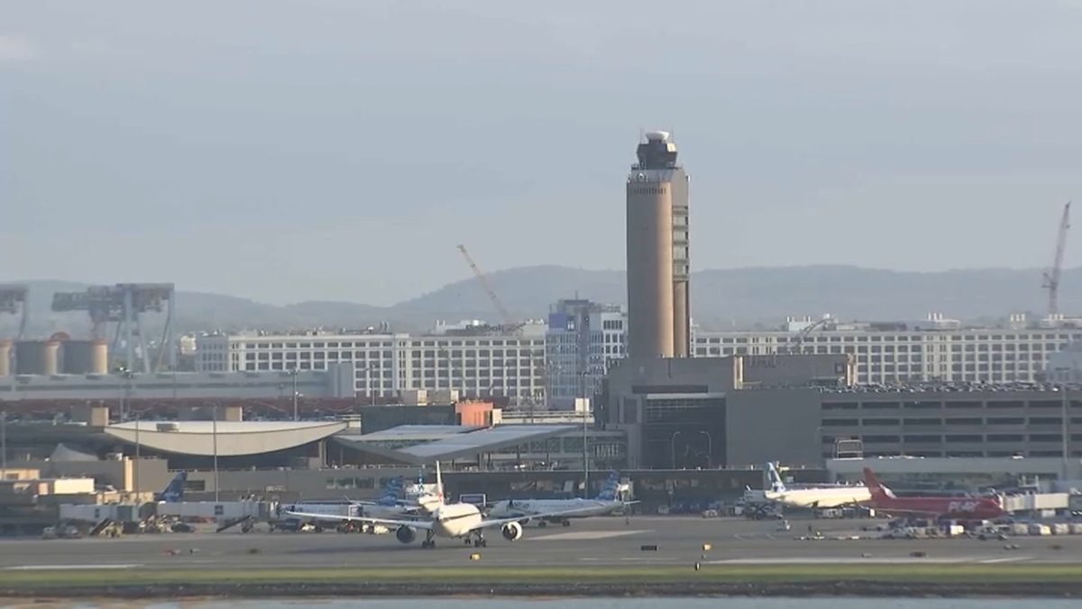 Dozens of flights canceled, delayed at Logan Airport Monday as storm drags on