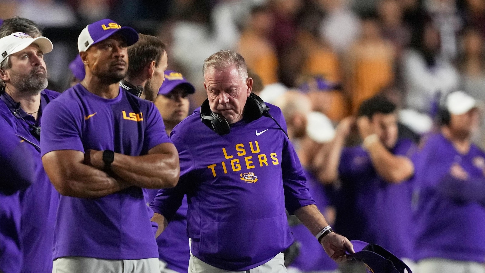 LSU fires coach Brian Kelly in the 4th season of his 10-year, $100 million deal
