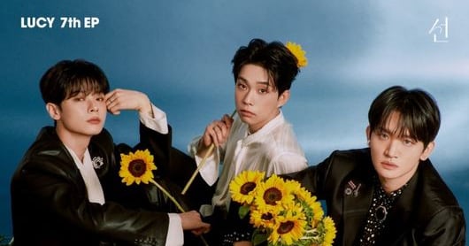 LUCY, LUCY's 'Seon' Photos Blend Black Suits, Sunflowers