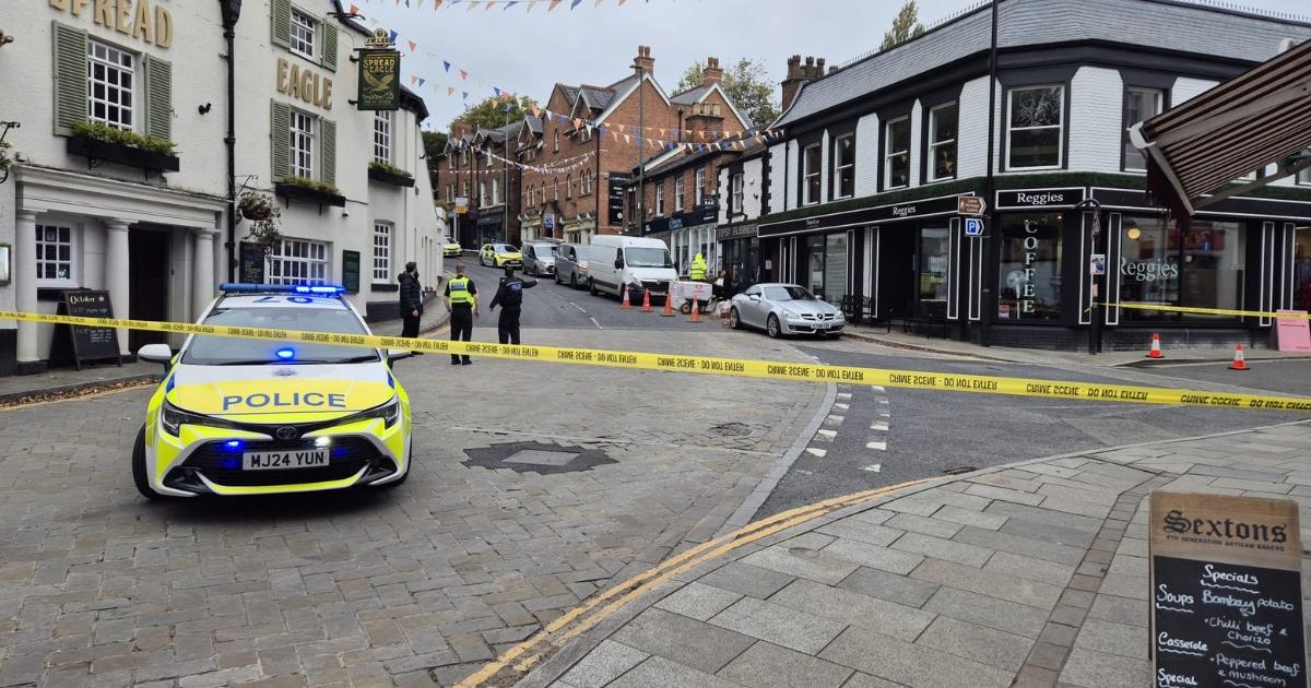 Man arrested over Lymm road rage incident that sparked huge emergency presence