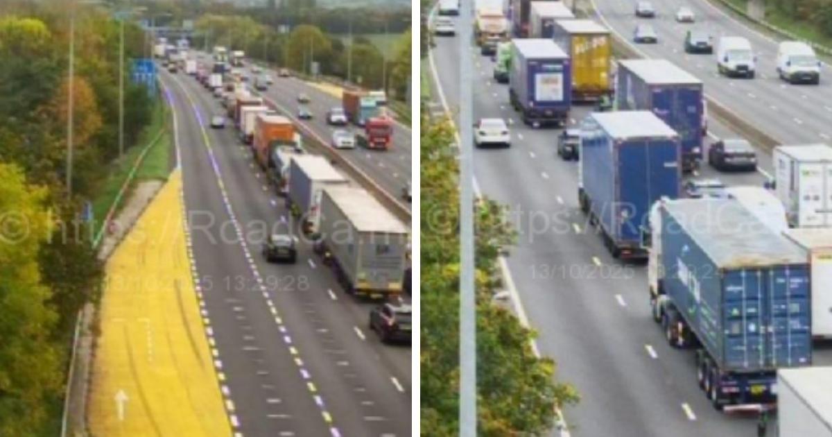 'Severe delays' as motorway shut following three-vehicle crash