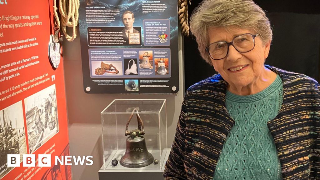 The Masonic's bell returned to Essex after ship lost in North sea