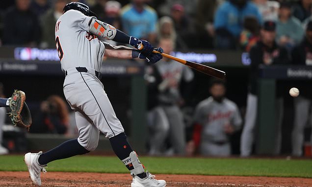 McKinstry lifts Tigers over Mariners 3-2 in 11 innings in ALDS opener