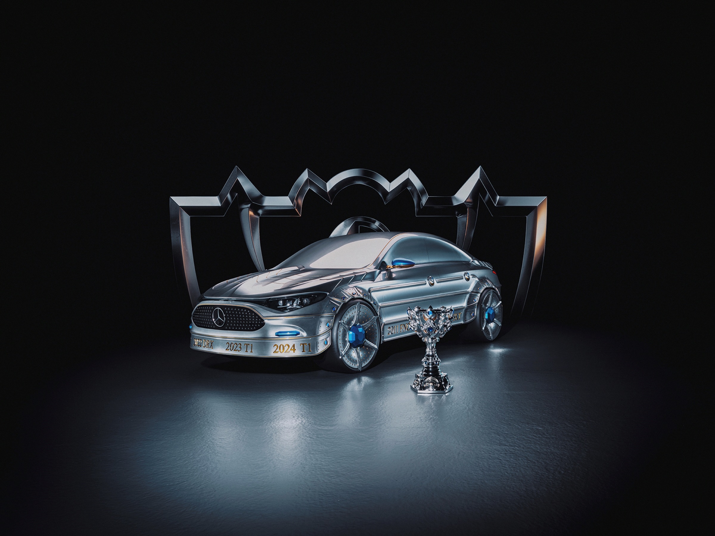 Mercedes-Benz levels up with League of Legends CLA art piece