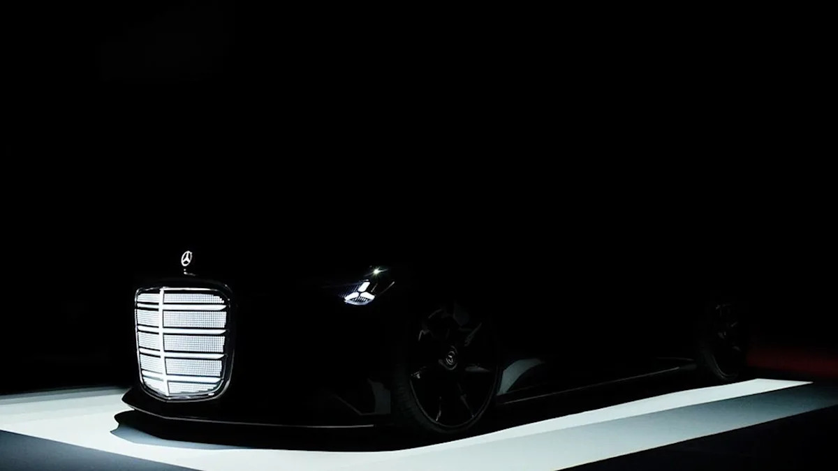 Mercedes-Benz Seems to Be Teasing a Striking, Mysterious Coupe With a Mammoth Illuminated Grille