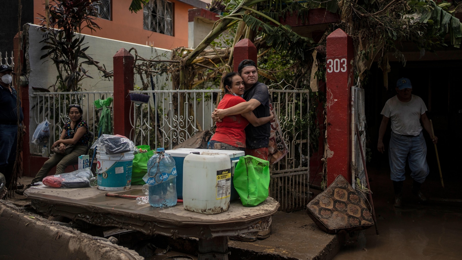 Photos of the aftermath of torrential rain in Mexico