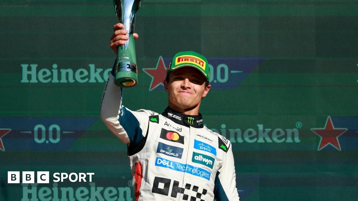 Mexico City Grand Prix: Lando Norris storms to win in McLaren