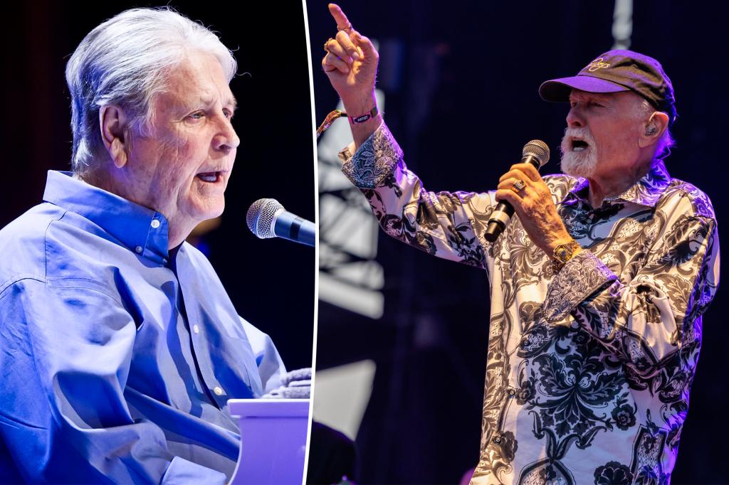 Beach Boys singer Mike Love gets emotional during tribute to Brian...