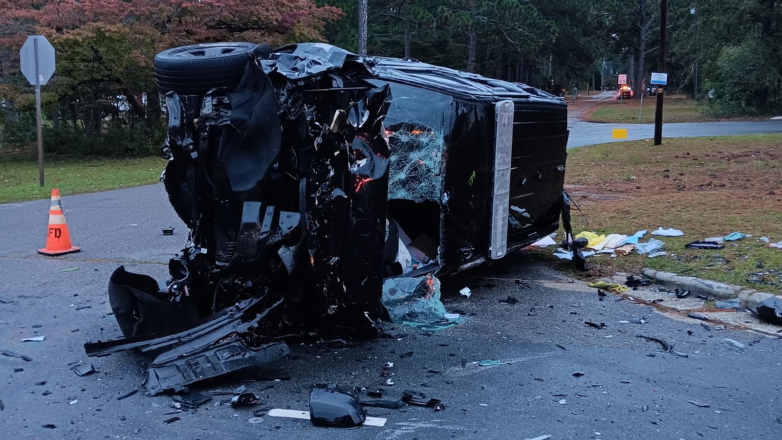 Deputy involved in serious crash with pickup truck in Moore County