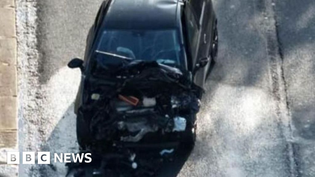 Footage shows speeding car before fatal Morecambe taxi crash