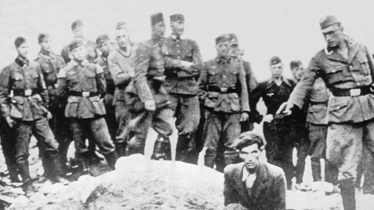 Unmasked after 80 years - the Nazi executioner in infamous WWII photo