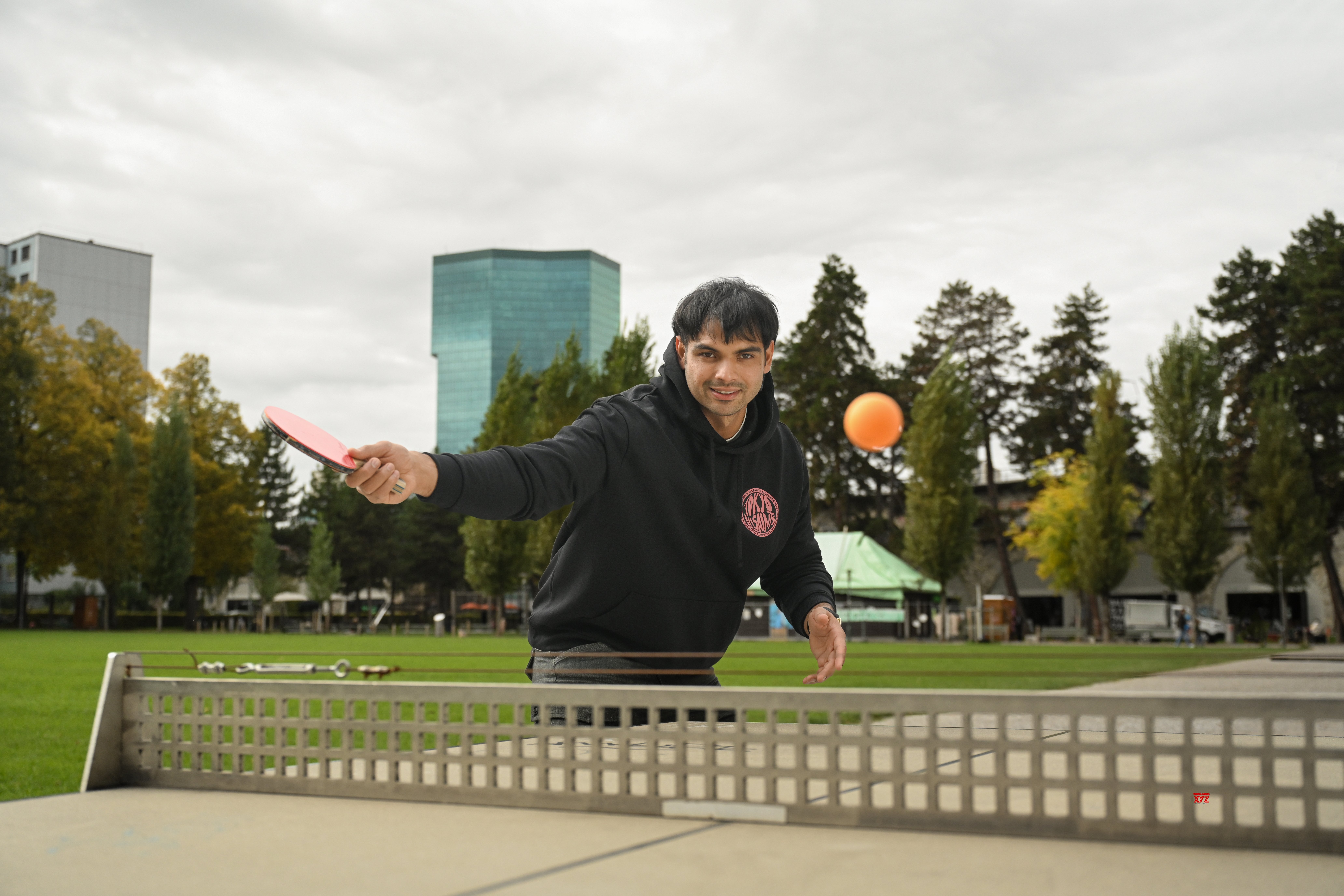 Neeraj Chopra swaps javelin for table tennis paddle during Switzerland retreat