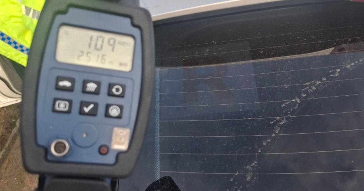 'Newly qualified' driver caught going 64mph over restricted speed limit | Belfast Live