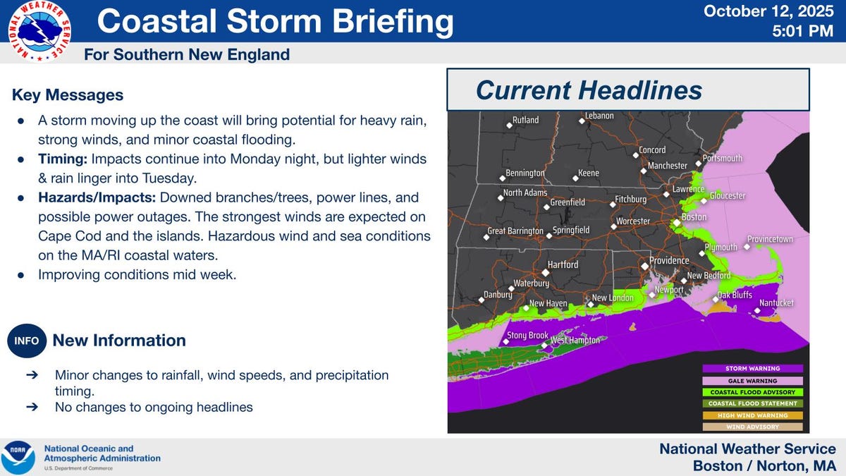 Nor'easter pummels RI bringing coastal flooding, power outages. When will storm be over?