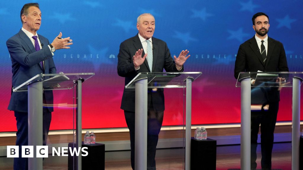 Mamdani, Cuomo and Sliwa spar over housing, city noise and Trump