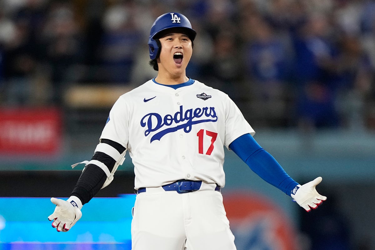 Another big Sho: Ohtani homers and delivers 3 extra-base hits early in World Series Game 3