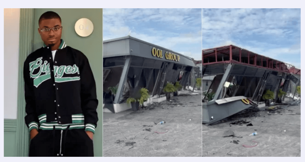 Ola of Lagos Reacts After Lagos Govt Demolishes His Luxury Car Showroom